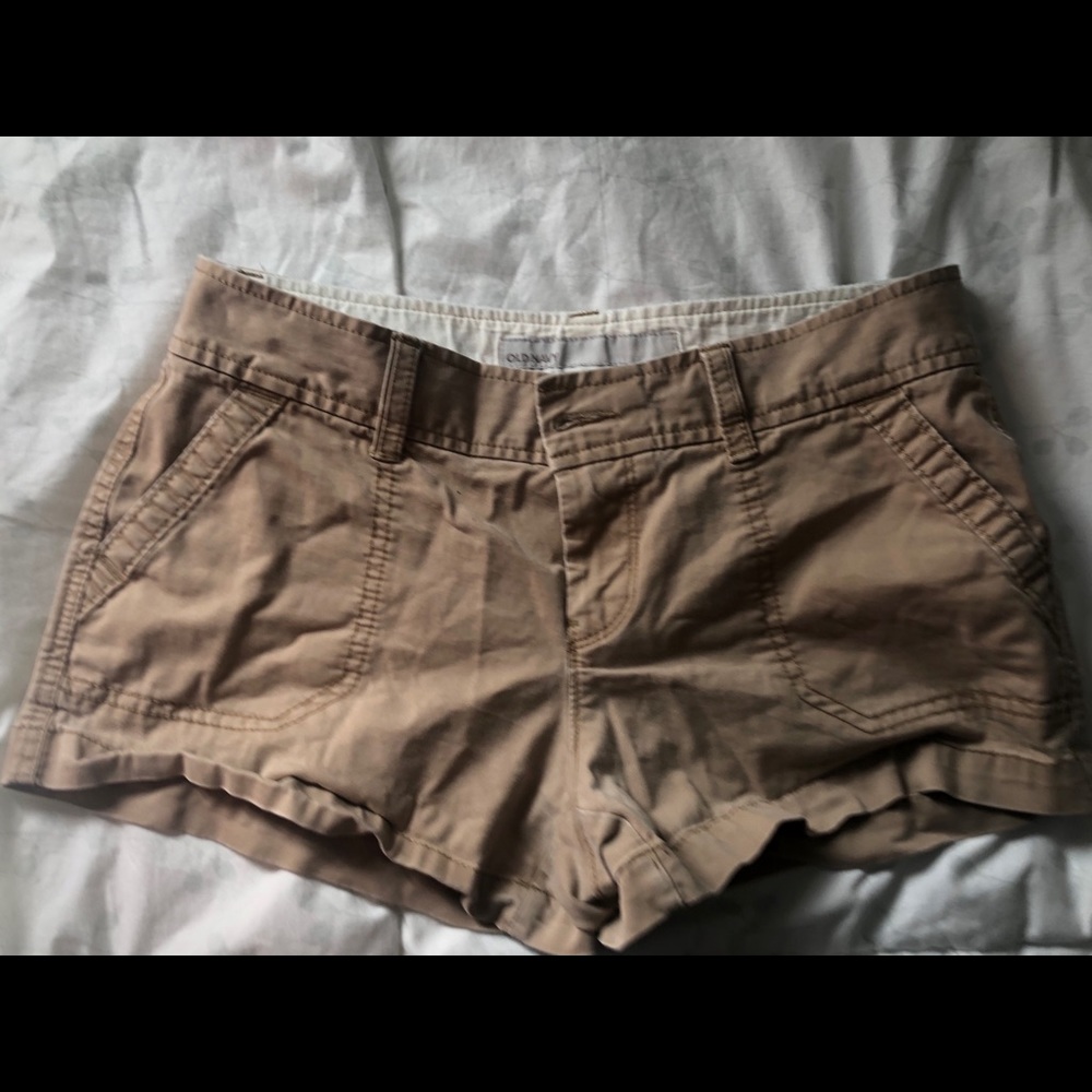 Old navy dark khaki shorts